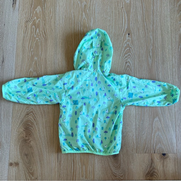 Columbia Light Green Patterned Kids' Jacket - Picture 3 of 5
